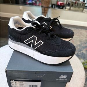 New Balance Black and White Women's Shoes